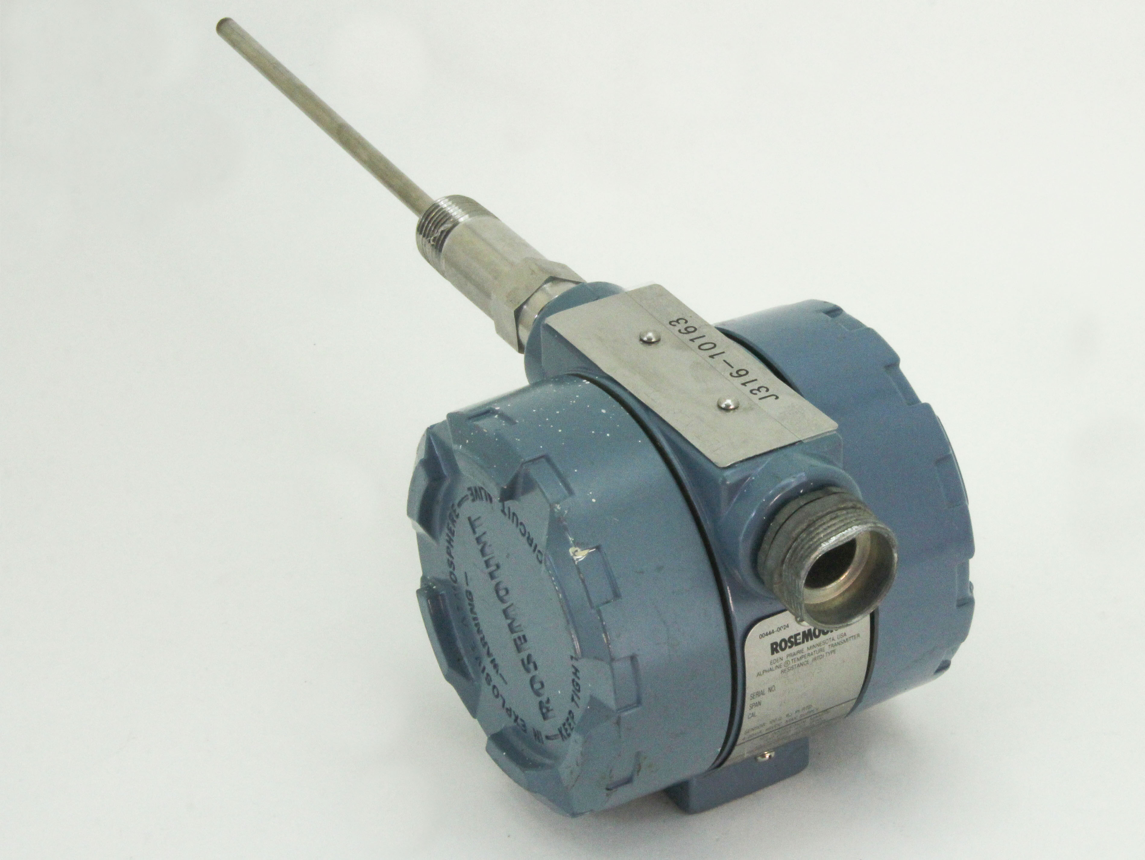 シリアル 10163 ROSEMOUNT TEMPERATURE TRANSMITTER 0444RL1U2A1E5 | eBay